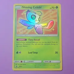 Pokemon Shining Celebi SM79 Sun & Moon Holo Promo Card English 70 HP 2017 - Image 3