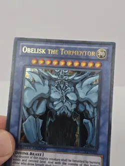 Yu-Gi-Oh! TCG Egyptian God Cards Set Obelisk, Ra, Slifer ULTRA RARE YGLD - Image 3