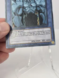 Yu-Gi-Oh! TCG Egyptian God Cards Set Obelisk, Ra, Slifer ULTRA RARE YGLD - Image 4