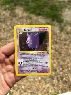 Pokemon TCG Gengar Fossil Holo Rare Card 5/62 - Image 1