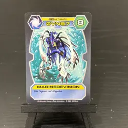 2002 Bandi Digimon D-Tector Card Game #0VN87 Marinedevimon DT-51 Ultimate - Image 1