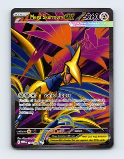 NM Mega Skarmory ex 106/088 ME03: Perfect Order Ultra Rare Pokemon Card - Image 1