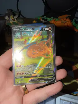 Pokemon TCG Charizard v SWSH260 Sword & Shield Promo Card NM Condition - Image 1