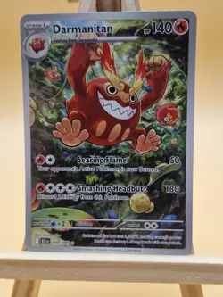 Pokemon TCG Darmanitan Black Bolt Illustration Rare Card 098/086 English Edition - Image 1