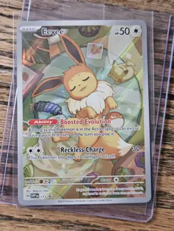 Eevee 173 SVP: Scarlet & Violet Holo Prismatic Evolutions ETB Promo Card - Image 1
