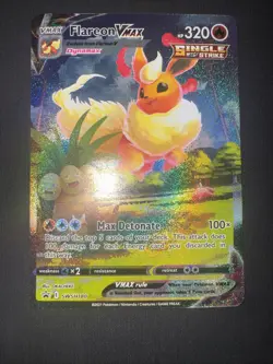 Flareon VMAX SWSH180 Sword & Shield Promo Holo Card Near Mint Condition - Image 2