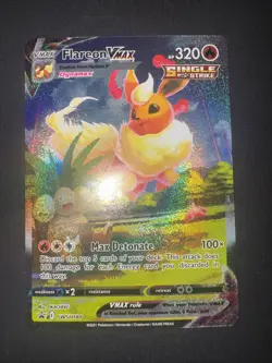 Flareon VMAX SWSH180 Sword & Shield Promo Holo Card Near Mint Condition - Image 3