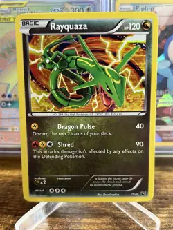 Rayquaza 11/20 - Dragon Vault Holo Rare Pokemon TCG Card - LP - Image 1