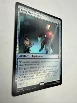 MTG Iron Man Armor Marvel Mythic Artifact Near Mint Foil ￼ - Image 2