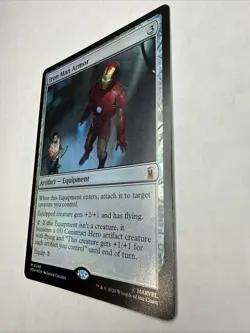 MTG Iron Man Armor Marvel Mythic Artifact Near Mint Foil ￼ - Image 3