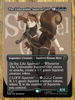 MTG Marvel Super Heroes, The Unbeatable Squirrel Girl - Borderless - Image 1