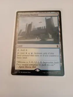 MTG Magic Gleaming Bastion 0267 Marvel Super Heroes - Image 1