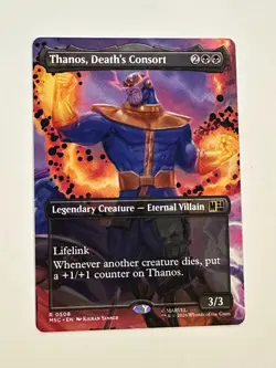 Thanos, Death's Consort (Extended Art) Commander: Marvel Super Heroes Regular - Image 1
