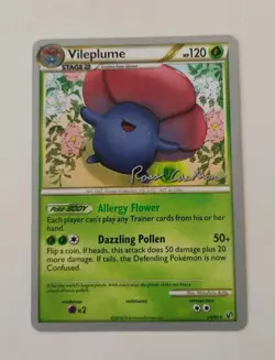 Vileplume 24/90 Undaunted Regular Rare Pokemon TCG Card LP, World Champ 2011 - Image 1