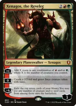 MTG Xenagos, the Reveler ** Battle for Baldur's Gate ** English - Image 1