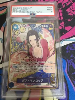 PSA 9 Boa Hancock ST17-004 SR Parallel Storage Box Gold One Piece Card Japanese - Image 1