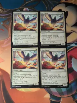 CITY PIGEON x4 mtg NM-M Marvel's Spider-Man 4 Common - Image 1