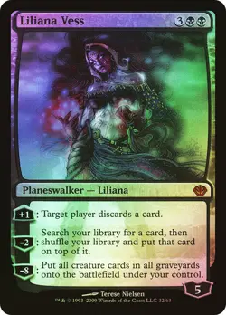 MTG FOIL Liliana Vess - Duel Decks: Garruk vs. Liliana #032 - Image 1