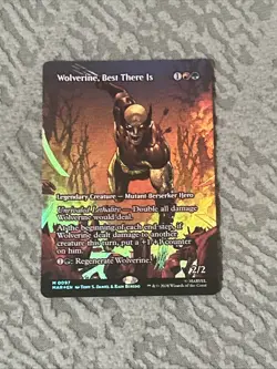MTG MAR Marvel Wolverine, Best There Is Mythic Full Art 0097 EN Foil - Image 1