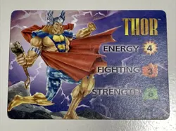 Overpower Marvel Collectible Card Game - Set of 4 Thor Character Cards - Image 2