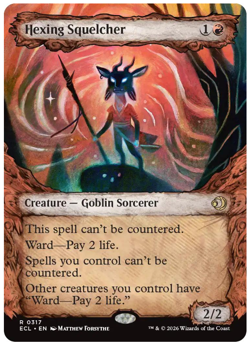 Hexing Squelcher - Showcase Lorwyn Eclipsed MTG - Image 1