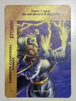 Overpower Marvel Collectible Card Game - Set of 8 Storm Character Cards - Image 4