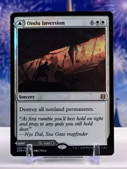 MTG Magic The Gathering - Ondu Inversion / Ondu Skyruins - 030/280 - Foil - Image 1
