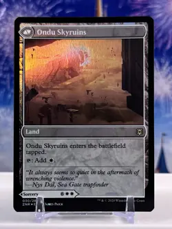 MTG Magic The Gathering - Ondu Inversion / Ondu Skyruins - 030/280 - Foil - Image 2