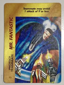 Overpower Marvel Collectible Card Game - Set of 7 Mr. Fantastic Character Cards - Image 3