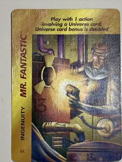 Overpower Marvel Collectible Card Game - Set of 7 Mr. Fantastic Character Cards - Image 5