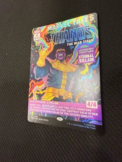 Thanos, The Mad Titan (Borderless) (0400) Marvel Super Heroes Foil - Image 2