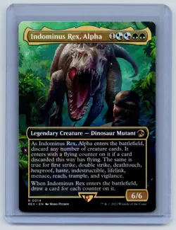 MTG Indominus Rex, Alpha (14/57) Jurassic World Collection LP - Image 1