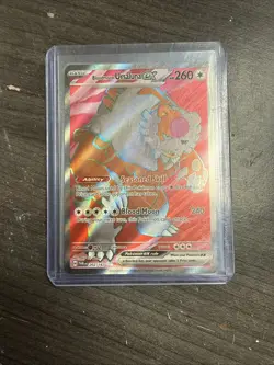 Pokemon TCG Bloodmoon Ursaluna EX 202/167 Twilight Masquerade Ultra Rare Card NM - Image 1