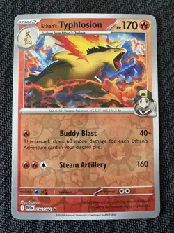 Pokemon TCG | Ethan's Typhlosion | 034/182 | Destined Rivals | Reverse Holo - Image 1