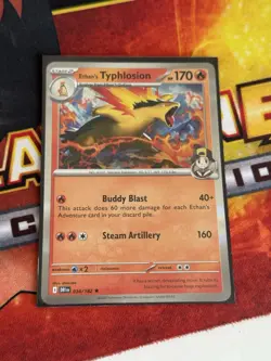 Ethan's Typhlosion 34/182 Rare Holo Destined Rivals - Pokemon TCG - Mint - Image 1