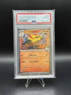 Pokemon TCG Ethan's Typhlosion Destined Rivals Pre Release Promo PSA 10 - Image 1