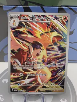 Pokemon TCG Destined Rivals Ethan's Typhlosion Card 190/182 - Image 1
