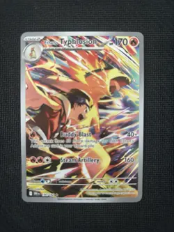 Pokemon TCG Destined Rivals Ethan's Typhlosion Card 190/182 - Image 1