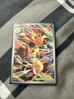 Pokemon TCG Ethan's Typhlosion Holo Card Destined Rivals Series 190/182 - Image 1