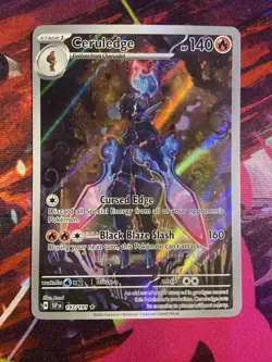 Ceruledge Surging Sparks Illustration Rare Pokemon TCG Card 197/191 NM Condition - Image 1