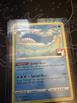 Pokemon TCG Wailord MLB Special Cosmo Holo - Image 1