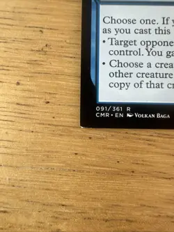 x1 Sakashima's Will R MTG Commander Legends NM SQUARE CORNERS! - Image 5