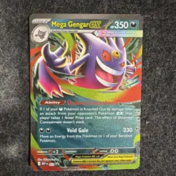 Pokemon Mega Gengar EX 073 Black Star Promo Mega Evolution Moonlit Tin Near Mint - Image 1