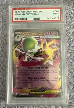 2025 Pokemon Mega Evolutions Mega Gardevoir PSA 9 - Image 1