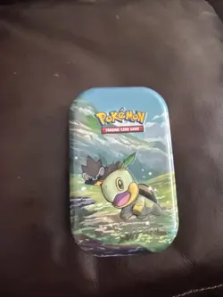 Pokemon Go! Mini Tin featuring TURTWIG #387 **EMPTY** WITH INSERT TRL8#20 - Image 3