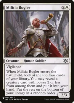 Militia Bugler - Near Mint MTG The List - Image 1