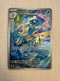 Frogadier 89/86 Chaos Rising Illustration Rare Pokemon NM - Image 1