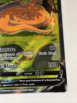 Pokemon Sword & Shield Charizard V SWSH260 Promo Full Art Holo LP - Image 3