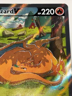Pokemon Sword & Shield Charizard V SWSH260 Promo Full Art Holo LP - Image 5