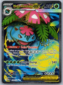 Mega Venusaur ex 155/132 Ultra Rare Mega Evolution Pokemon Near Mint - Image 1